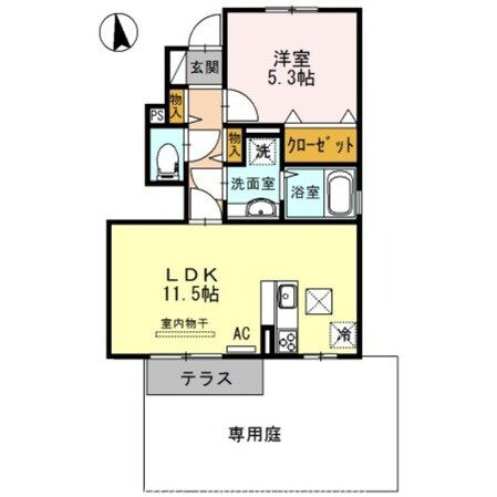 ベルポスト松縄Ⅰの物件間取画像